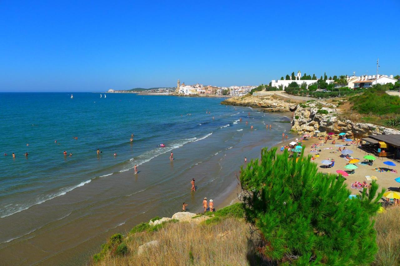 شقة Cala Balmins Sea View سيدجيس المظهر الخارجي الصورة