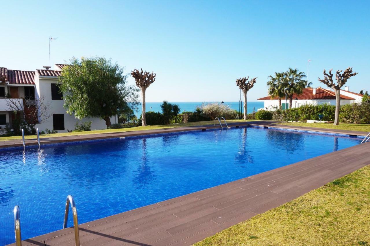 شقة Cala Balmins Sea View سيدجيس المظهر الخارجي الصورة